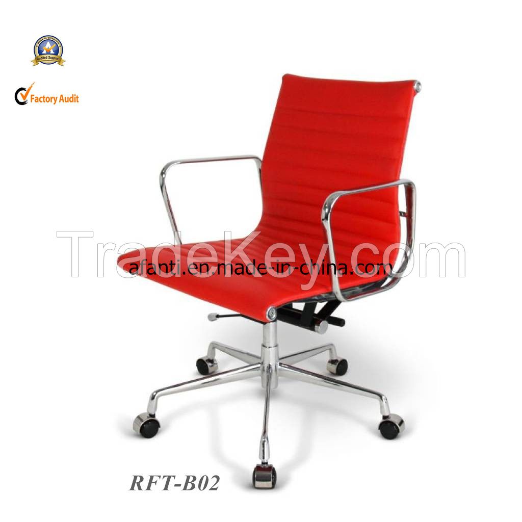 Office Swivel Eames Leather Furniture Manager Chair(RFT-802)