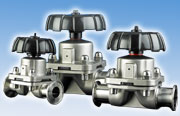 manually operated diaphragm valve