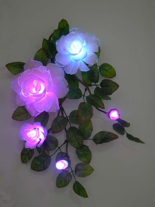 lighted artificial flower plant manufacturer china,silk flower,floral