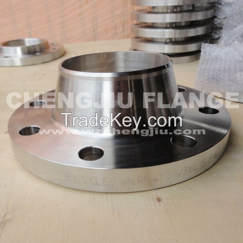 JIS B2220 Standard WN stainless steel flanges