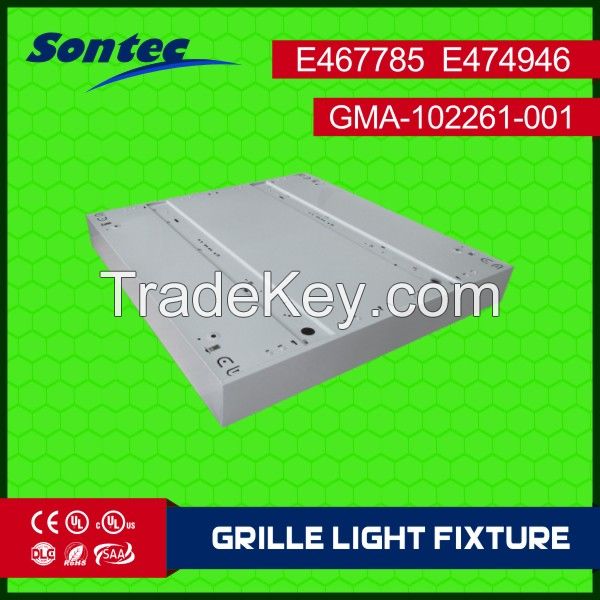 Office 4x18w T8 Lighting Fixture Fluorescent Louver