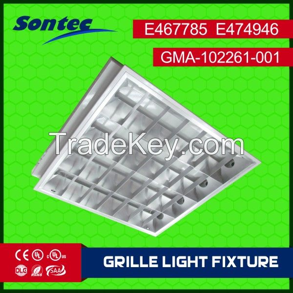 4x18w T8 Sontec Brand China Factory Grille Lamp T8 Residential Lighting