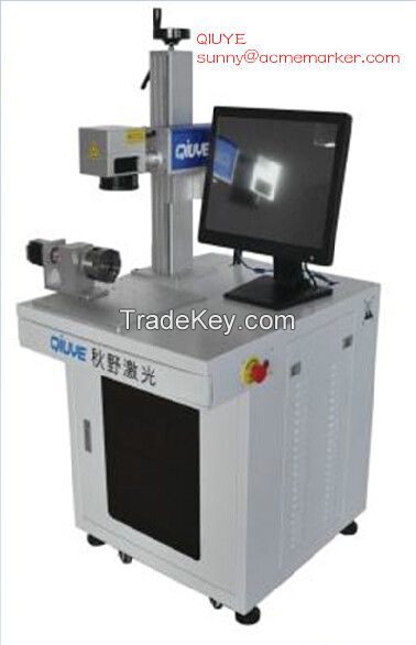 Integrated Rotating Fiber Laser machine 10W/20W/30W/50W imported laser cheapest 100000 hours serve life