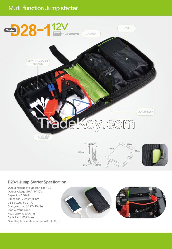 Supper capacity jump starter  power bank