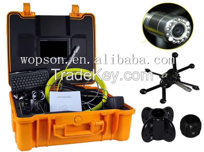 pipe sewer inspection camera system with video recording and pipe sewer inspection