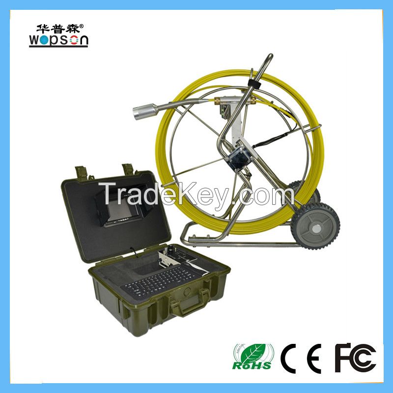 Underwater sewer pipeline inspection camera system
