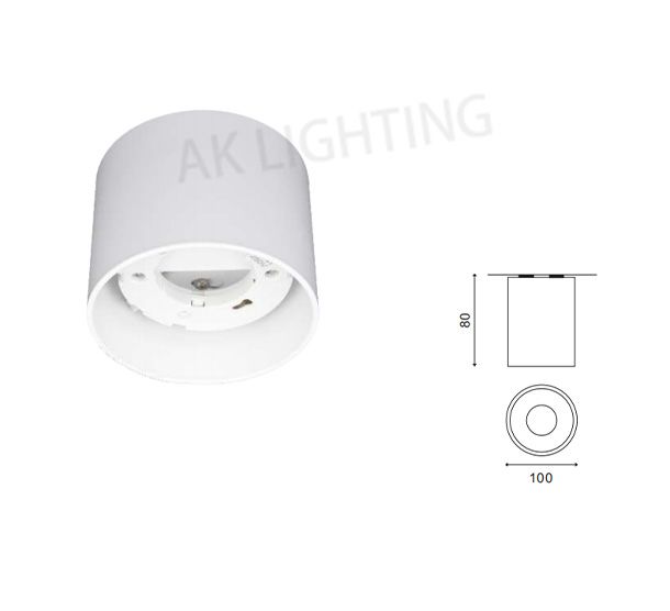 AK-1006 Mounted surfact modern GX53 downlight housing