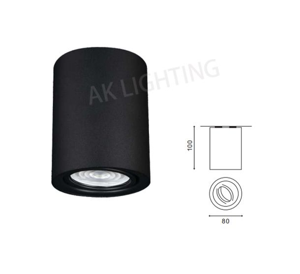 AK-1008 Claasical Iron mounted housing ceiling downlight hot sale