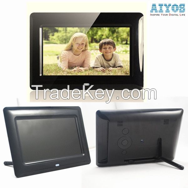 LCD Advertising Display Loop Video Mini 7 inch Digital Photo Frame OEM