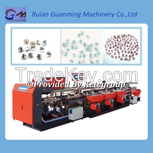 High Speed Full Automatic Two Side Point Back RhinestoneJewelry Making Machine