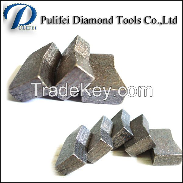 Power tool parts diamond segment for stone cutting