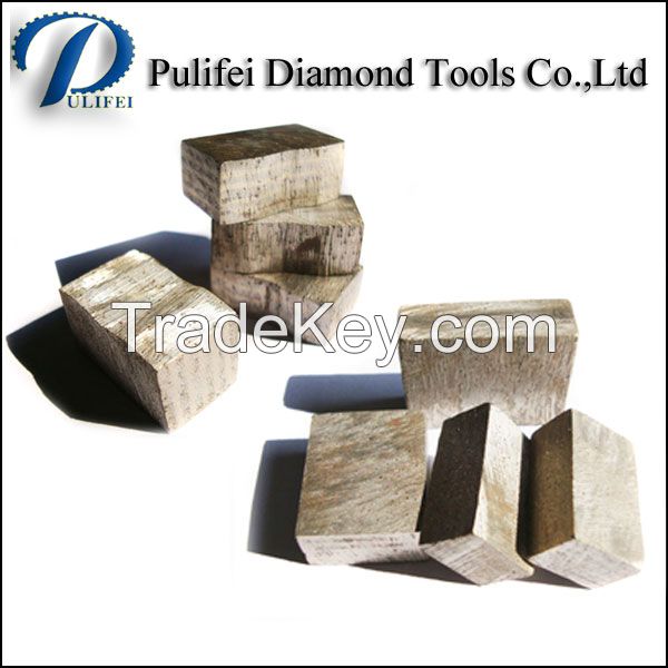 Marble granite concrete diamond segment for cutting basalt quartz