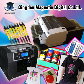 Digital T-shirt printer with CE