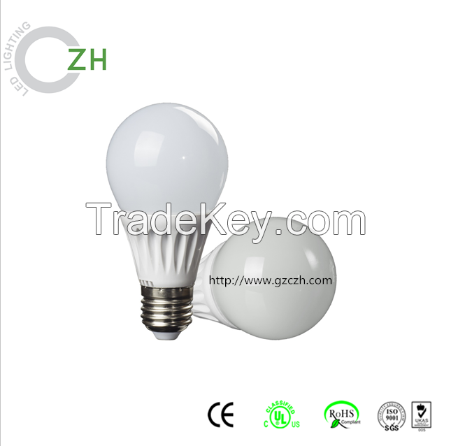 LED Globe Bulb 3w 5w 9w LED Lamp A19 with Composive Material Shell