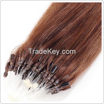 Virgin remy human hair Micro ring loop hair extension