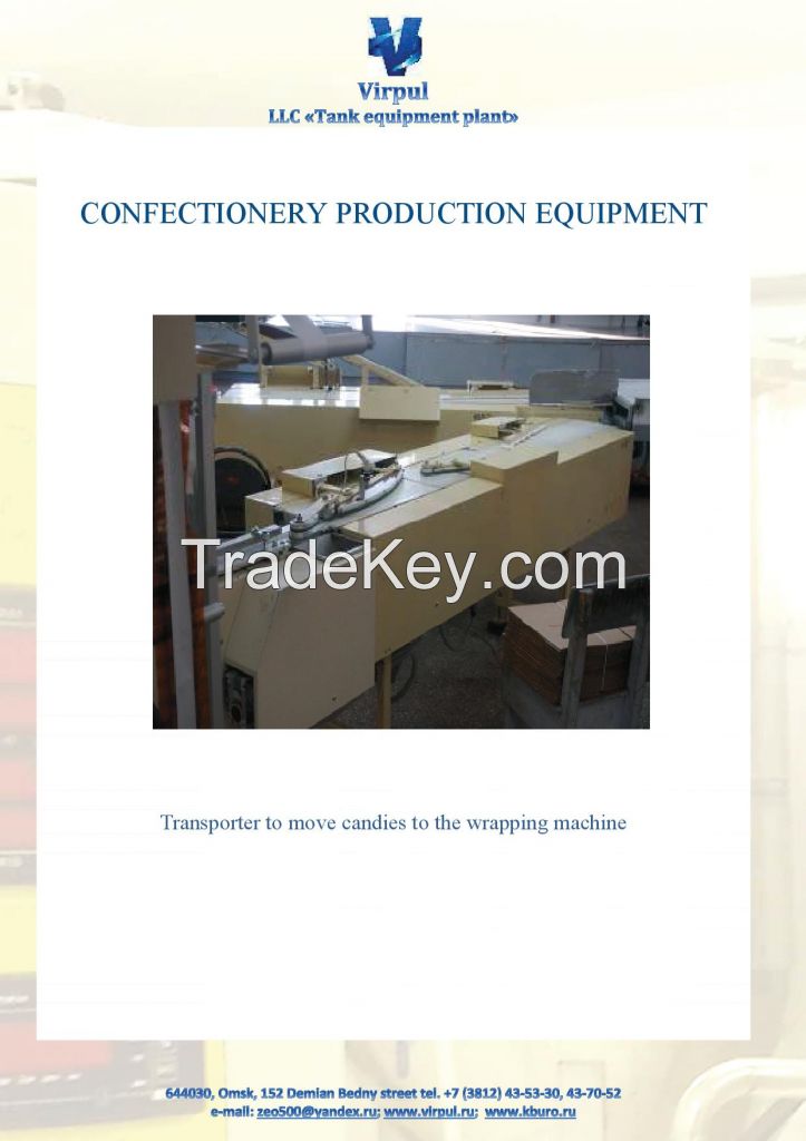 CONFECTIONERY PRODUCTION EQUIPMENT