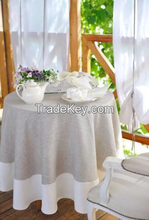 Designers tablecloth 100% linen. Made in Italy.