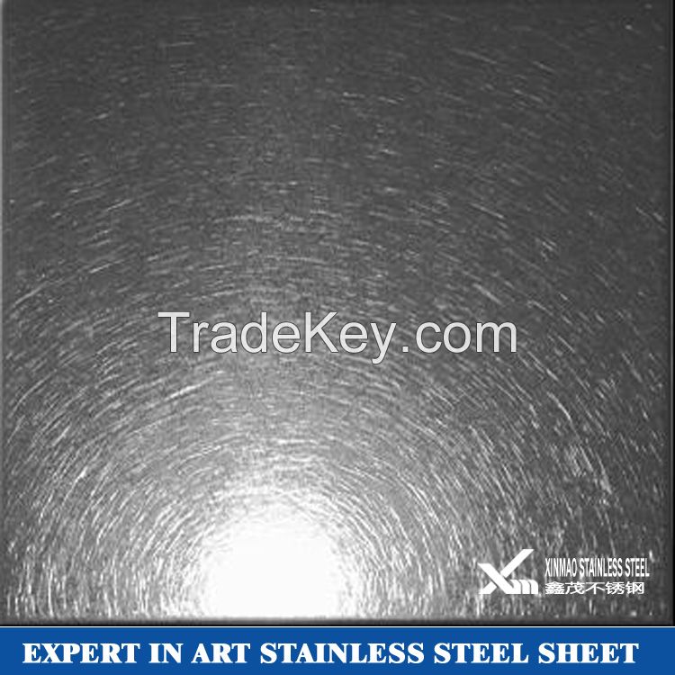 vibration finish stainless steel sheet