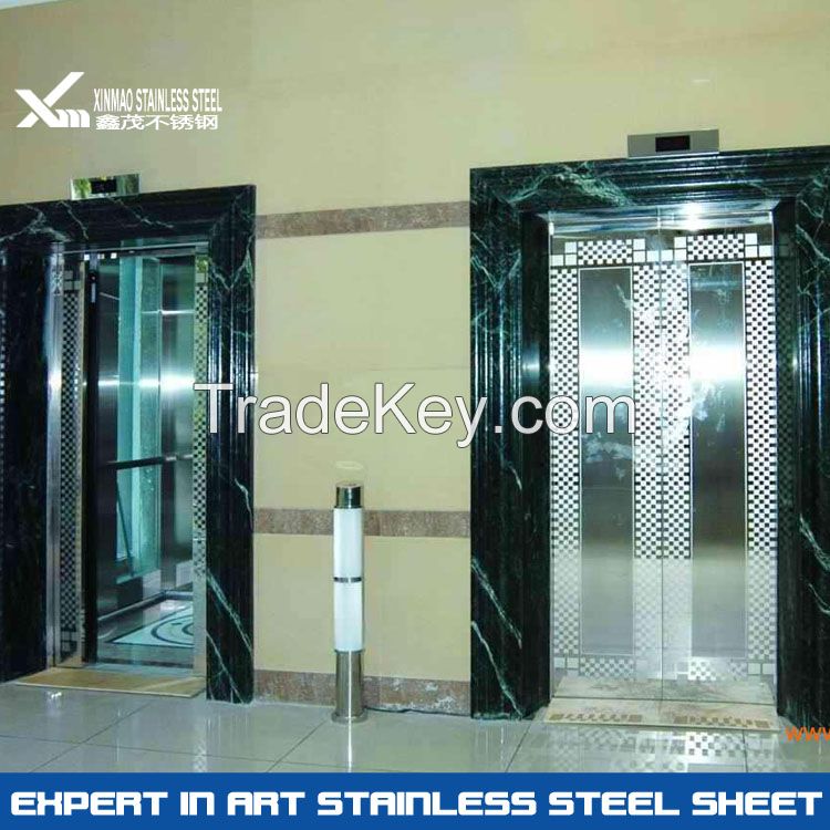 chinese wholesale suppliers mirror decorative stainless steel elevator
