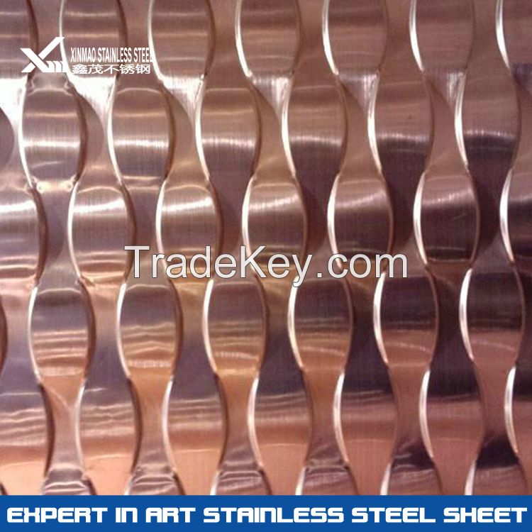 304 embossed stainless stee decorative sheet for decoration alibaba China supplier