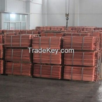 Copper Cathodes 99.99% Cu Electrolytic