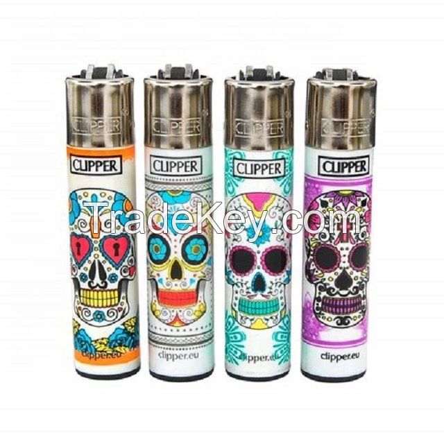 Customized multi color disposable clipper lighter for sale at wholesale prices