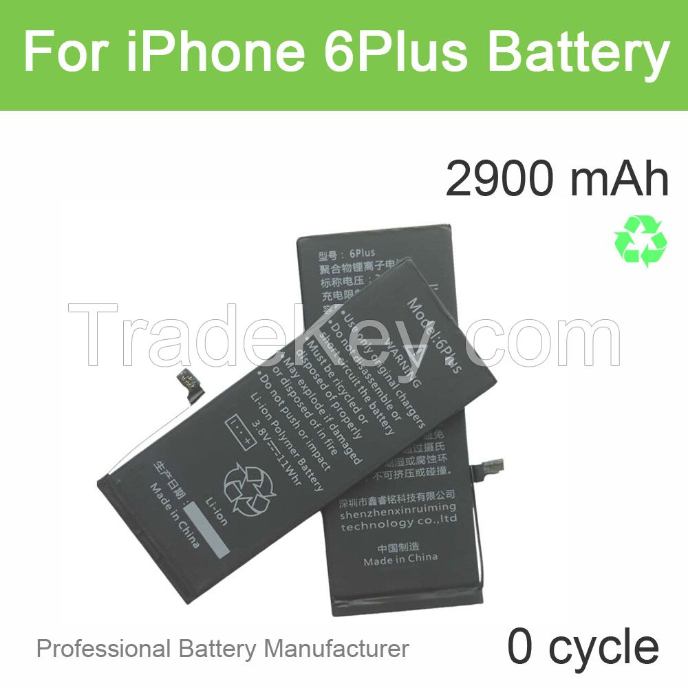 Big Capacity Mobile Battery 2900mAh 3.8V for iPhone 6Plus