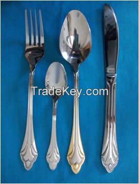 X042 Stainless steel tableware cutlery flatware