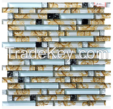 New Arrival Kitchen backsplash glass mosaic tiles