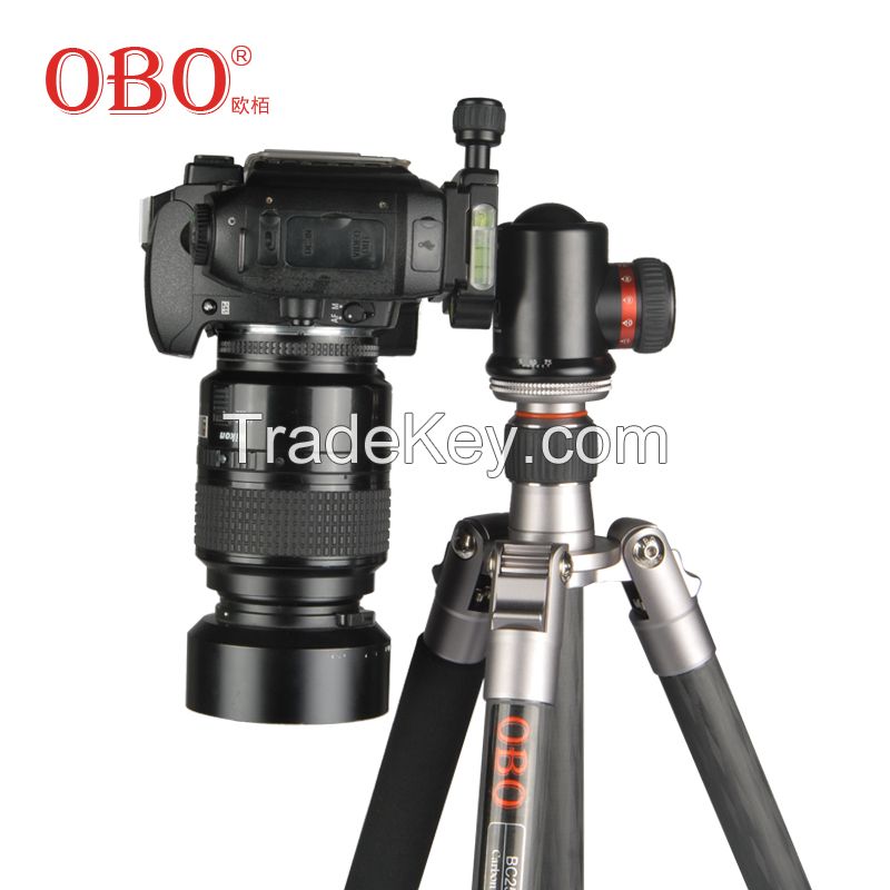 OBO BC284 100% Carbon Fiber high quality Professional Tripod for DSLR Camera