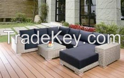 Outdoor furniture garden rattan sofa set AWRF 5201