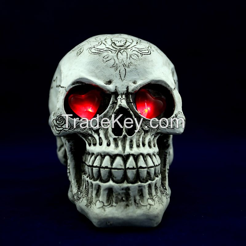 high quality human skull for Halloween decoration