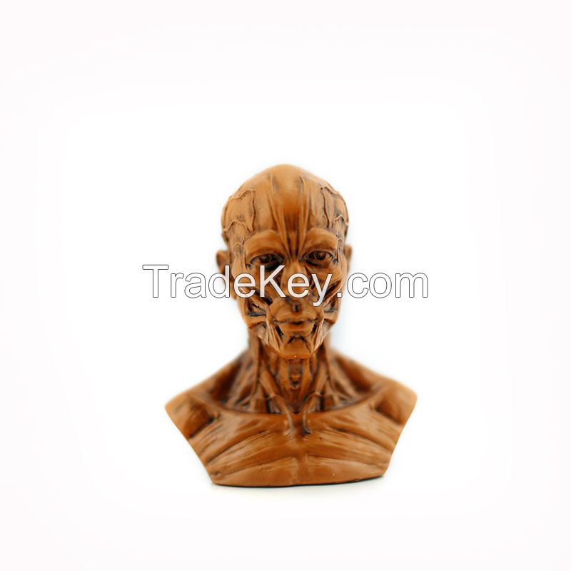 high quality yellow color small human skull for Halloween decoration