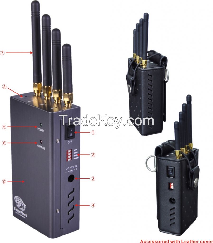 2Watt radius up to 15 meters mobile signal jammer blocker isolator manufacturer in China