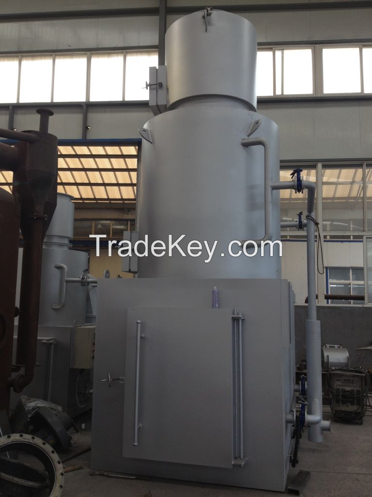 Fully enclosed medical waste incinerator