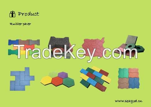 rubber mats/flooring / tile/ paver