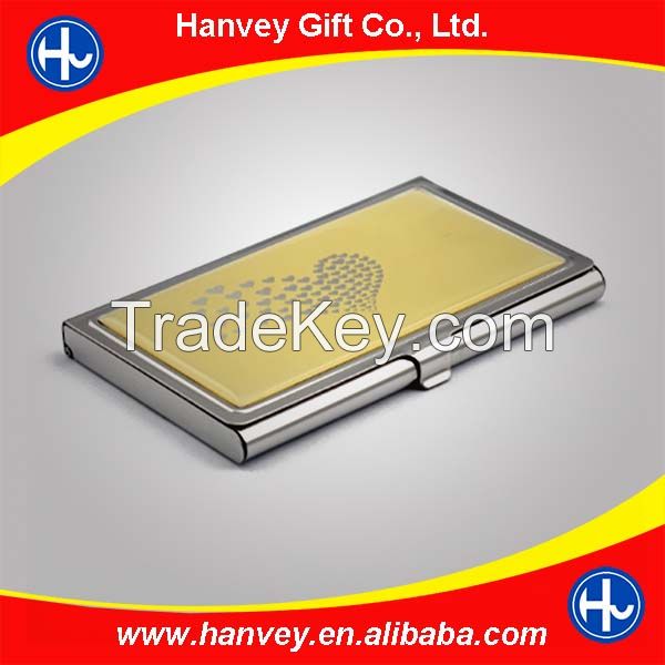 Enamel Epoxy Stainless Steel Credit Card Holder 