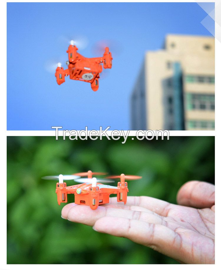 Mini Drone - World's Smallest with 4CH 2.4GHz 6-Axis Gyro LED Lights