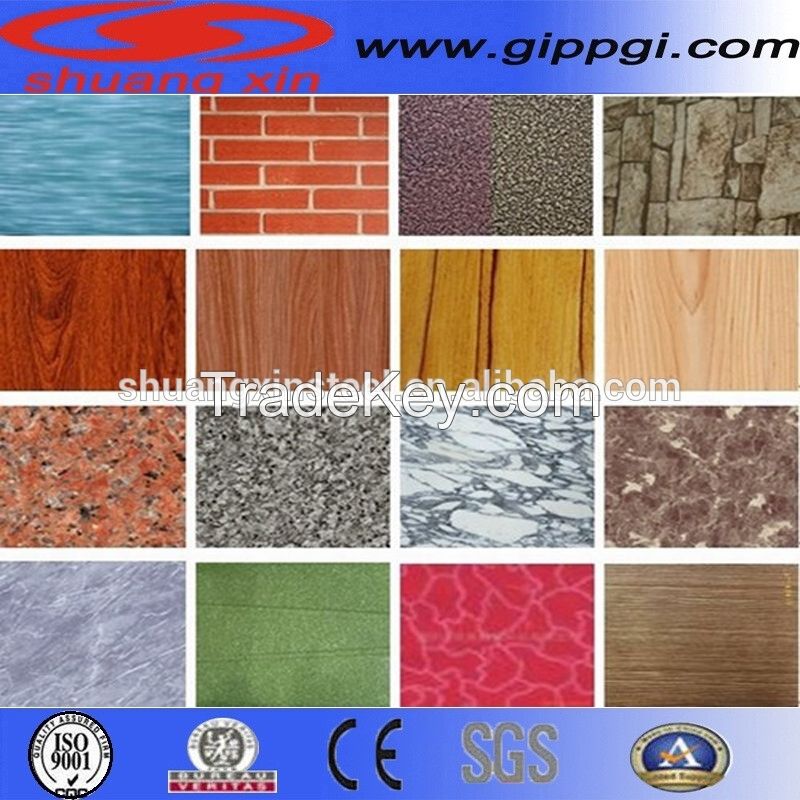 color printed steel material PPGI