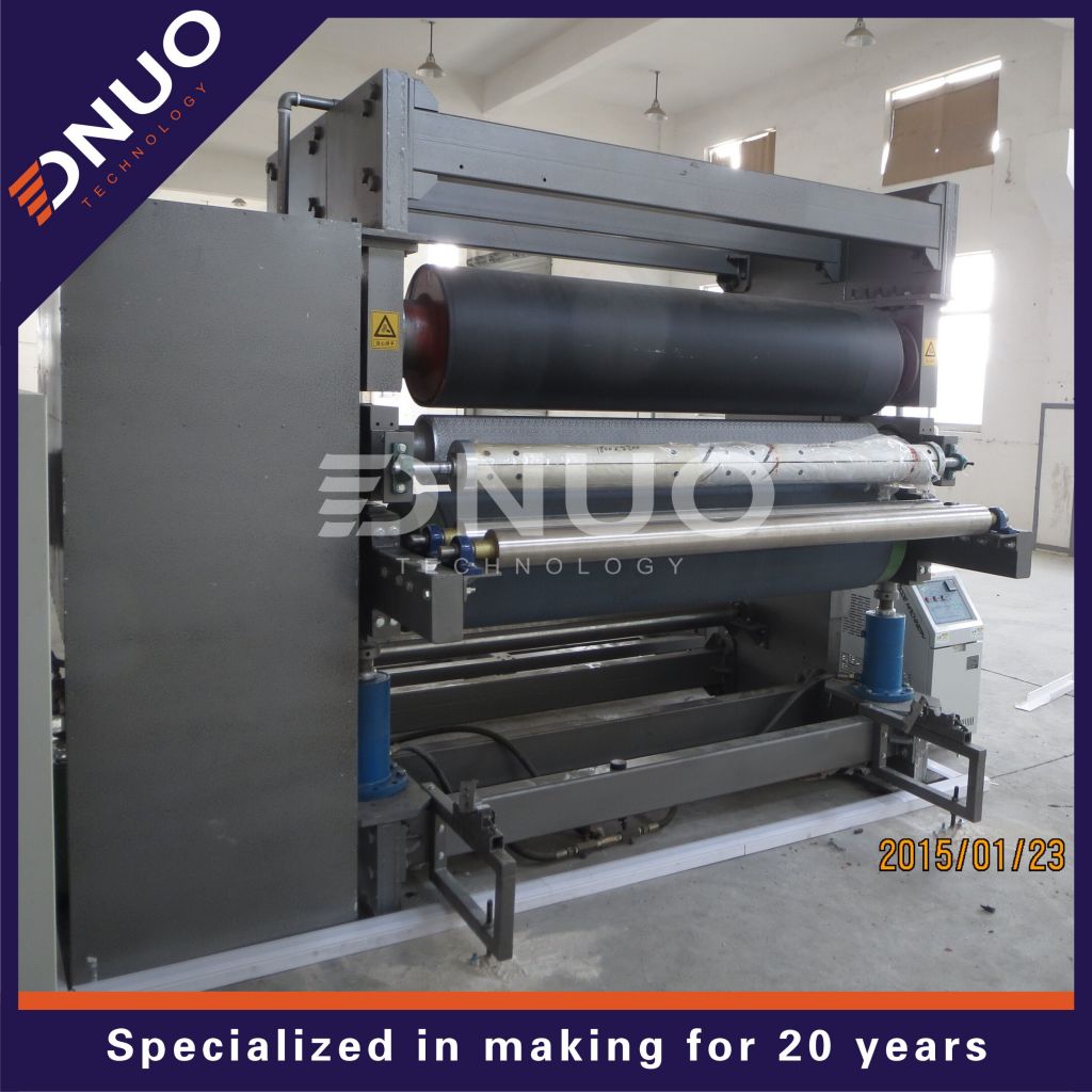 Plastic PVC PC film embossed machine