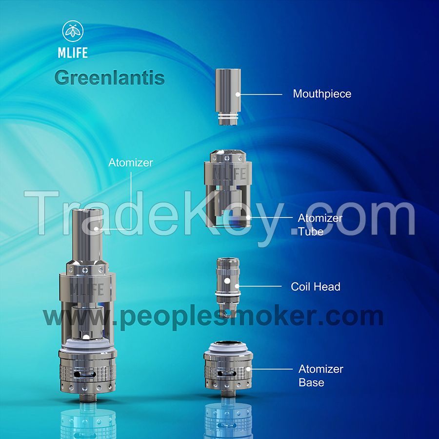 Sub ohm 0.5ohm vaporizers greenlantis  electronic cigarette