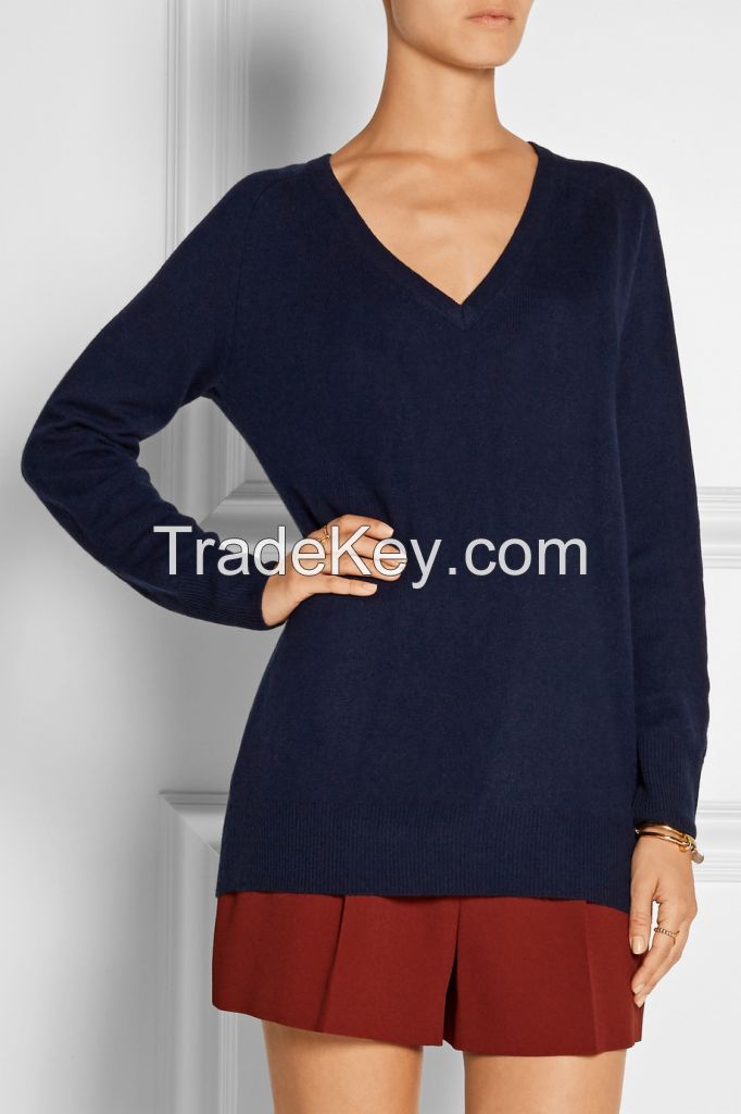 New style fasion women pullover sweater  V neck