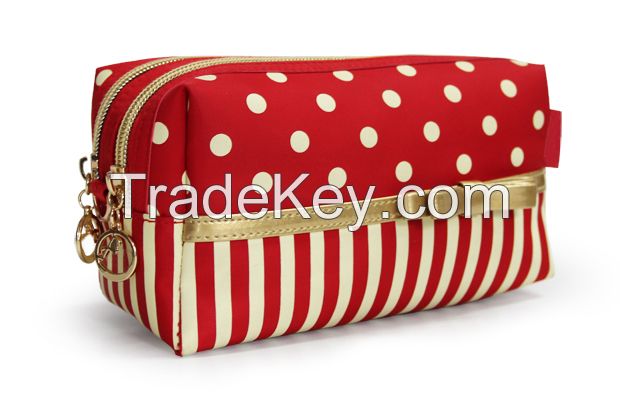 2015 Wholesale Custom Makeup Travel Toiletry  Promotional Fashion Cosmetic Bags