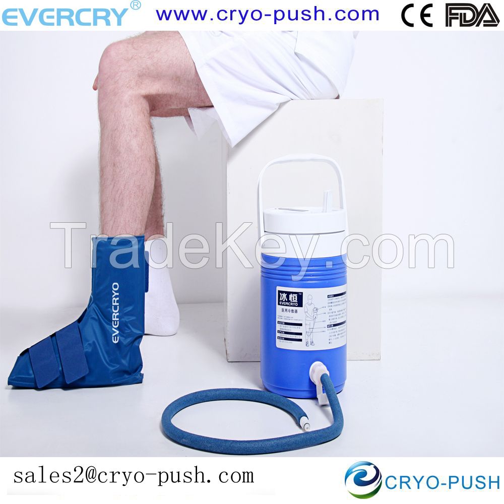 physical therapy equipment freezer cooling wrap relieve bony spur pain