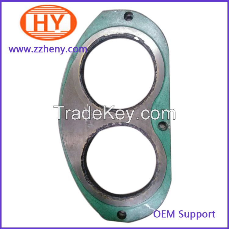Kyokuto concrete pump spare parts--- wear plate and cutting ring