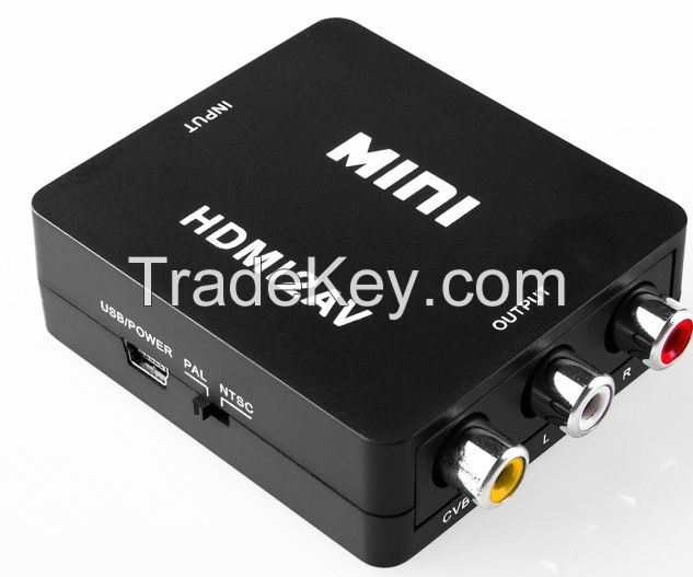 Mini HDMI to Cvbs Converter