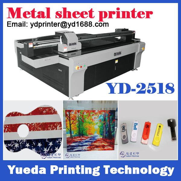 UV metal printer for metal and aluminium printing