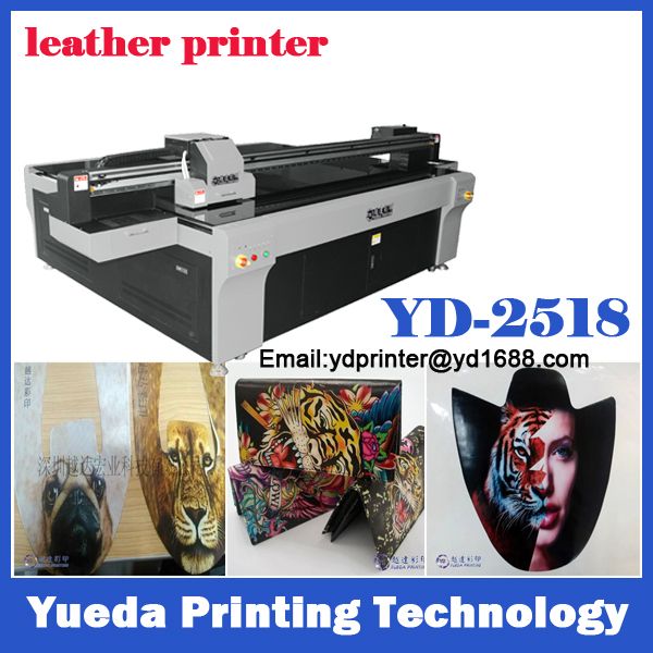 UV leather printer for leather printing with bright colors