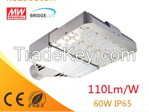 DLC, UL, CE, ROHS Listed meanwell 60W LED Module street Light