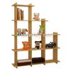 Sell Wood trapezoid 3-19 Hole Bookcase- Solid Unfinished Pine